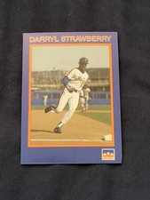 1990 Darryl Strawberry Starline Long John Silver Coca-Cola #37 New York Mets MLB