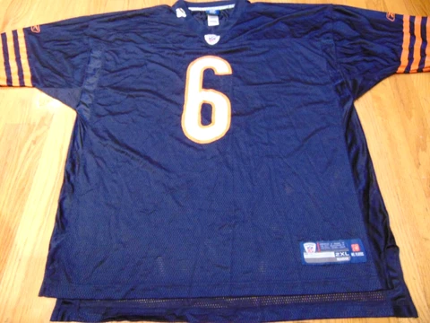 REEBOK NFL EQUIPMENT CHICAGO BEARS JAY CUTLER JERSEY SIZE 2XL Cover