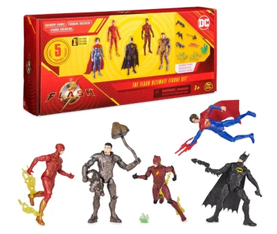 Juego de 5 figuras de acción de Batman Supergirl de DC Comics The Flash Ultimate *Nuevo* Foto 1 de 4