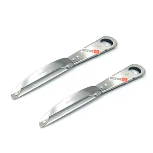 Set 2 Pcs Carrot y Peeler potato Slicer vegetable fruit stainless steel knife SD - Picture 1 of 8
