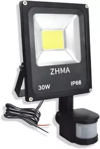 ZHMA 12V-24V DC Low Voltage outside Lights with Motion Sensor, 30W Outdoor Secur - Picture 1 of 7