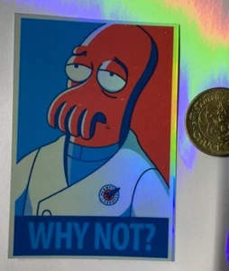 Futurama Zoidberg Refractor Sticker Decal - Picture 1 of 1