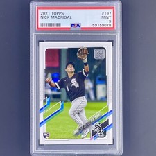 2021 Topps #197 Nick Madrigal RC PSA 9 White Sox