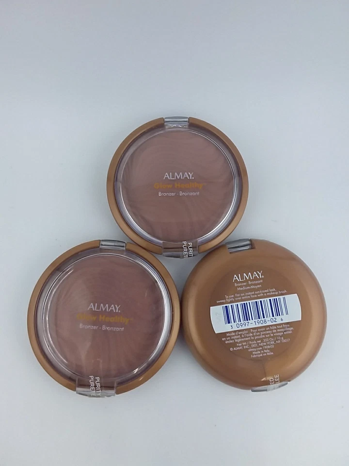 x3 Almay Glow Healthy Bronzer Medium - Image 1 of 3