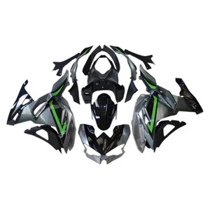 Gray Green Fairings Kit for Kawasaki NINJA 500 2024 2025 Ninja 500 ABS Body Kit - Foto 1 di 8