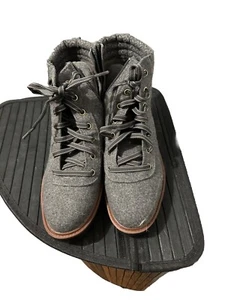 Dr. Scholls Wildleder-Stiefeletten Booties grau Damengröße 9,5 seitlicher Reißverschluss - Bild 1 von 5