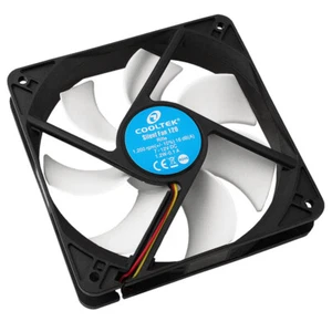 Cooltek Silent Fan 120 mm Lüfter, Kühler, Gehäuselüfter,Fan für Gehäuse,Leise - Bild 1 von 1