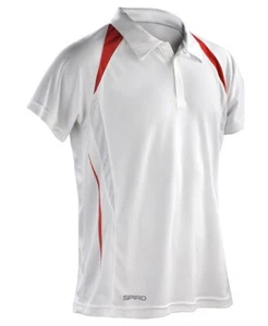 Personalised Custom Spiro Team Spirit Polo T-shirt Lightweight Sports S177M - Picture 1 of 19