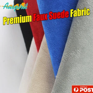 Diy Craft Suede Fabric No Foam Light Weight For Auto Interior HOME Tablecloth - Picture 1 of 20