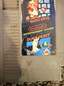 Nintendo NES Super Mario Bros Duck Hunt Vintage Video Game Cartridge