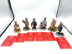 6 Royal Doulton 2005 The World War II Collection Bunnykins DB 369-373, DB 382 - Picture 1 of 11