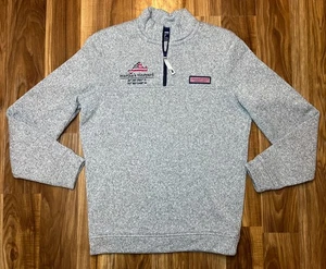 Vineyard Vines Pullover Martha’s Vineyard Women's Gray 1/4 Zip Long Sleeve - Picture 1 of 9