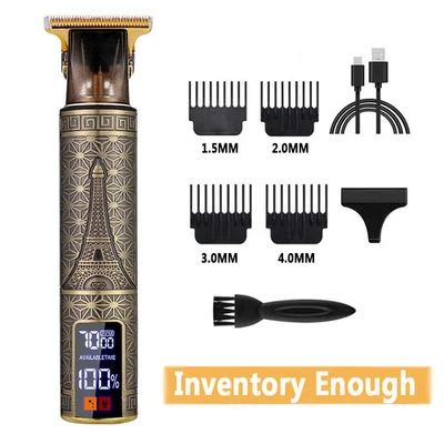 Cortapelos profesional para hombres máquina de corte afeitado corte de pelo recortadora de barba Foto 1 de 4