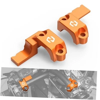  Protectores Cilindro Maestro Naranja Aluminio Compatible con KTM 125/150 SX/XCW  Foto 1 de 4