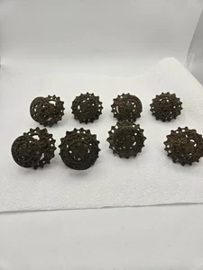 Vintage Antique Ornate Brass Drawer Pulls - Picture 1 of 4