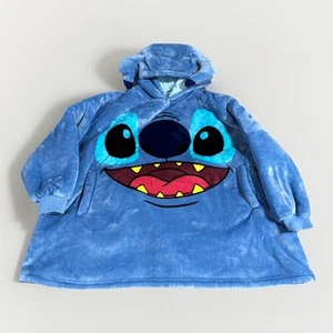 Disney Stitch Hooded Blanket Hoodie One Size With Ears And Pockets - Picture 1 of 5