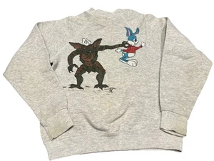 Vintage Gremlins Sweatshirt Youth Crewneck Made USA 80s M - Bild 1 von 4