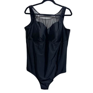 Costume da bagno donna Torrid nero in rete reggiseno integrato taglia 3X - Foto 1 di 6