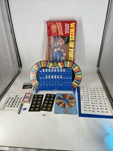 WHEEL OF FORTUNE Junior Edition Board Game 1987 COMPLETE - Picture 1 of 9