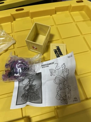 Marvel Heroes Build Figure Factory Series 2 NIGHTCRAWLER Figure ToyBiz H87 #1 - Image 1 of 2