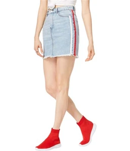 Kendall + Kylie Womens Side Stripe Denim Skirt - Picture 1 of 1