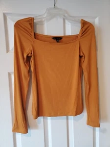 Banana Republic Ribbed Mustard Top - Picture 1 of 4