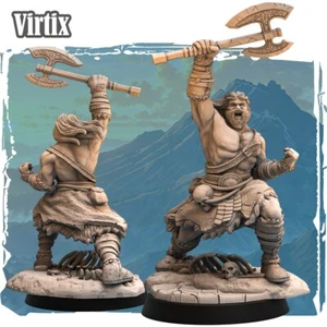 Virtix - Human Barbarian | Haito - Amazing Adventures | D&D Miniature 32mm - Picture 1 of 1