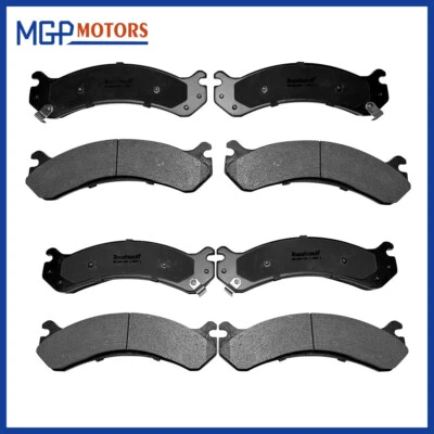 FRONT & REAR Ceramic Brake Pads For 2001-2006 Chevy Silverado GMC Sierra 3500 - Изображение 1 из 4