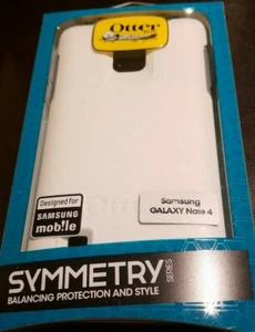 NEW Otterbox Symmetry Shell Case Cover For Samsung Galaxy Note 4 Glacier WHITE - Picture 1 of 2