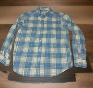 Camisa de manga larga a cuadros azul verde Columbia Sportswear Company para hombre M - Imagen 1 de 7
