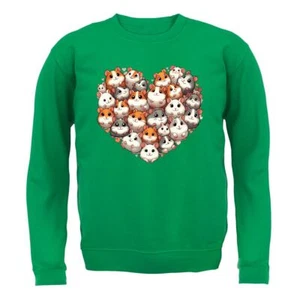 Hamster Love Heart Cute - Kids Hoodie / Sweater - Cute Pet Hamsters Love Pets - Picture 1 of 20