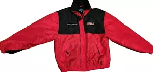 Tri Mountain CASE Jacket Men's L Bomber Fleece Lined Beard Implement Co Hid Hood - Picture 1 of 10