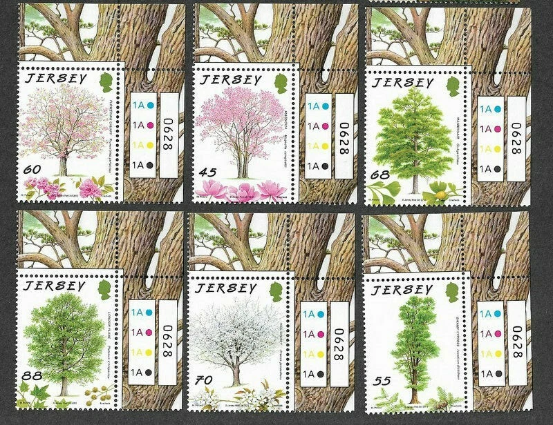 Jersey - Juego Árboles 2012 mnh Foto 1 de 1