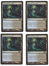 MTG Magic The Gathering M10 Edition Core Drowned Catacomb X 4 Rare Black Blue