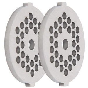 (5mm 30 Holes)2Pcs Electric Mincer Blade Stainless Steel Grinding Plate Round US - Picture 1 of 16