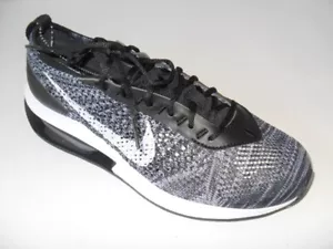 Nike Air Max Flyknit Racer Negro Blanco Tenis Informal Zapatos 7.5 Nuevos - Imagen 1 de 12