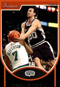 2007-08 Bowman Basketball #51 Manu Ginobili
