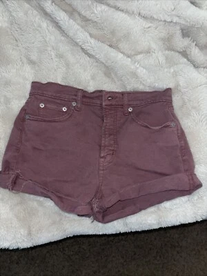 Shorts jeans roxo GAP - feminino tamanho 4 - Imagem 1 de 4
