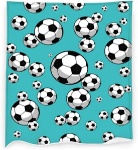 Soccer Soft Luxury Blanket Throw Lightweight Flannel Blankets for Adults Kids Gi