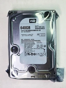 Western Digital 640GB WD6402AAEX 7200RPM 3.5" SATA Desktop Hard Drive HDD - Picture 1 of 2
