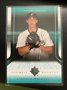  2004 Ultimate Collection #178 Lincoln Holdzkom UR T2 RC/Marlins/299! KC26