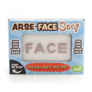 44560 ARSE FACE SOAP - ONE SIDE FOR YOUR ARSE ONE SIDE FOR YOUR FACE SCENTED - Picture 1 of 4