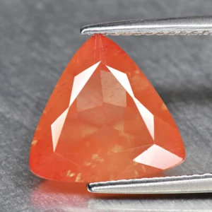 3,39 kt sehr gute Qualität natürlicher orange grüner Andesin lose Edelstein - Bild 1 von 1