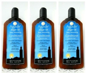 3 Agadir Argan Oil DAILY VOLUMIZING CONDITIONER Sulfate Free 12.4 oz Each (265) - Picture 1 of 1