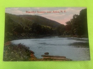 Post Card - Beautiful Scenery Near Attica NY Posted - Picture 1 of 2