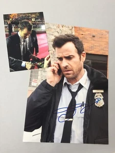 JUSTIN THEROUX  In-person 2016  signed  Foto 20 x 30 Autogramm - Eigen-Foto - Picture 1 of 1