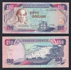 Banknotes Jamaica 50 Dollars 1988 P 73a Fds / UNC - Picture 1 of 1