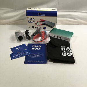HALO Bolt Mint Ombre Compact Portable Car Jump Starter With 2 USB Ports & Manual
