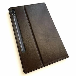 Stand Case Leder Samsung Galaxy Tab S7 Plus - T970 T976 Schutzhülle Tablet Cover - Picture 1 of 12