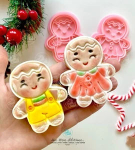 Ginger Bread Omino Biscottino Formine Biscotti Cookie Cutter 6cm - Picture 1 of 1
